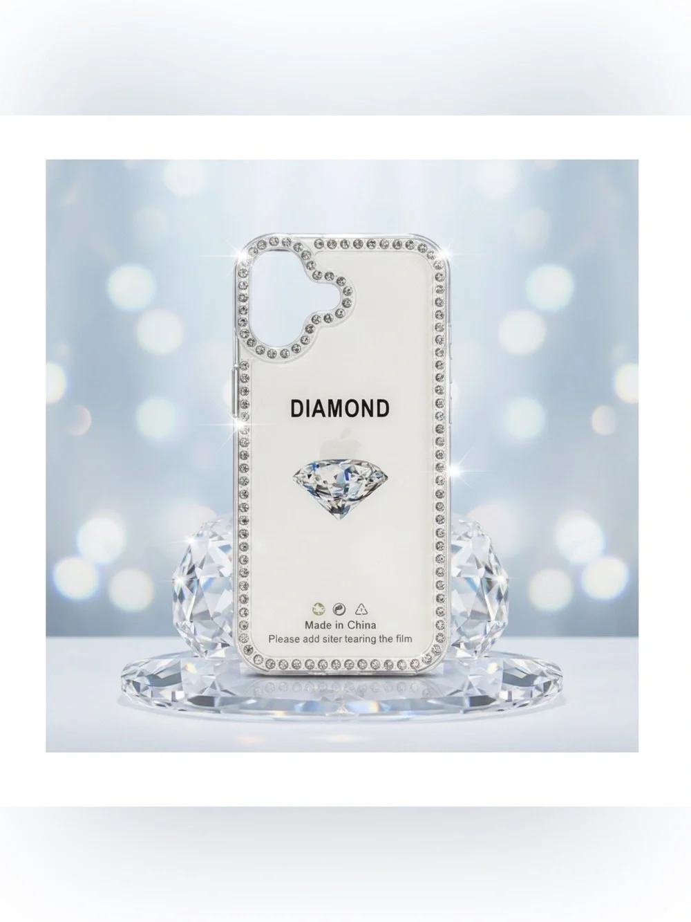 💎🆕💎 Diamond Supply Company Clear IPhone 17 Case with Rhinestone Accents